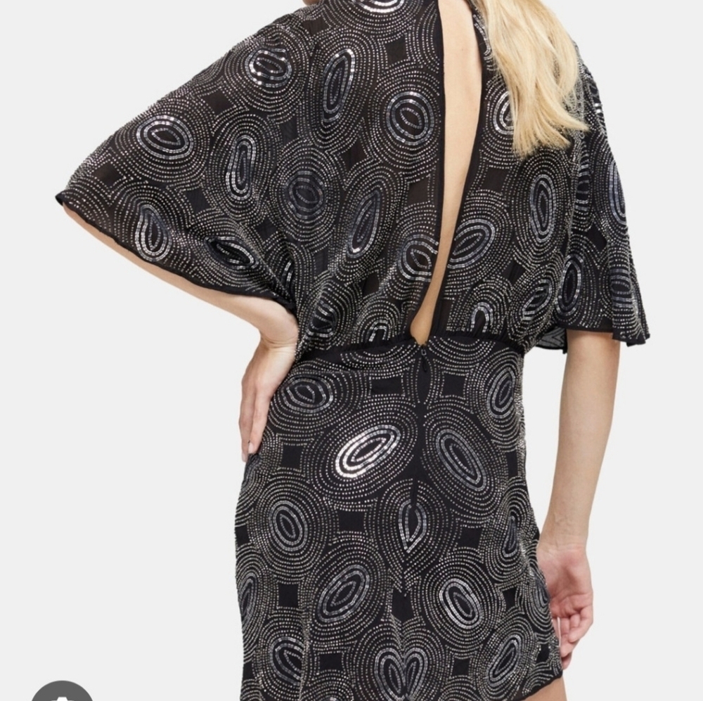 NWT The Kooples Back Sequins Dress Size Small - Picture 2 of 12